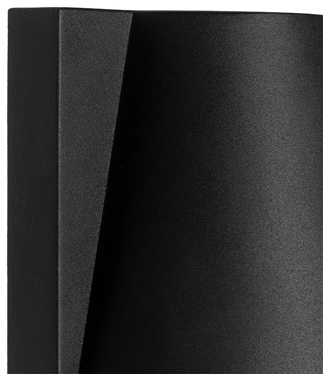 Industriële staande buitenlamp zwart IP44 - Femke