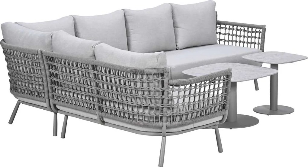 Garden Impressions Maud loungeset 6-delig - taupe