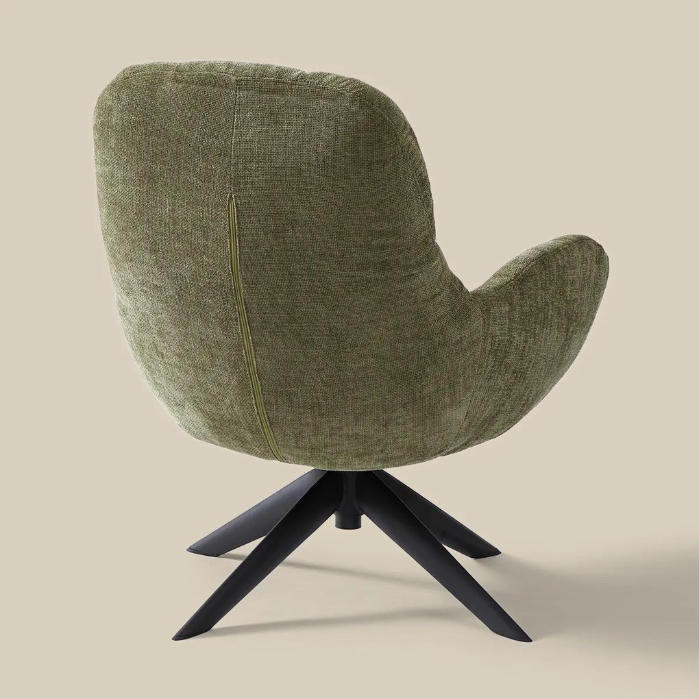 Draaibare Fauteuil Modern Groen