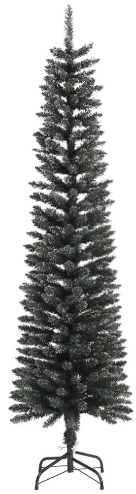 vidaXL Kunstkerstboom met standaard smal 180 cm PVC groen
