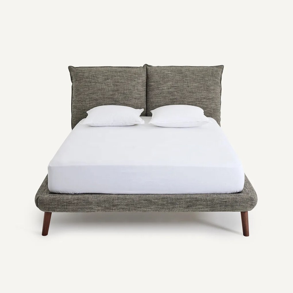 100% linnen 2-persoons bed, Aurore, ontwerp door Emmanuel Gallina