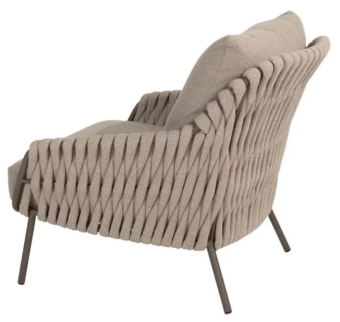 4 Seasons Outdoor Montera sofa loungeset terre Loungebank   bruin weerbestendig