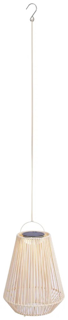 Bohemian tafellamp beige incl. LED 3-staps dimbaar IP54 solar oplaadbaar - Duca