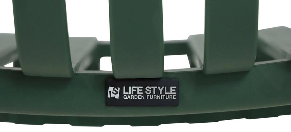 Lifestyle Garden Furniture Alano Dining Tuinstoel Aluminium Groen