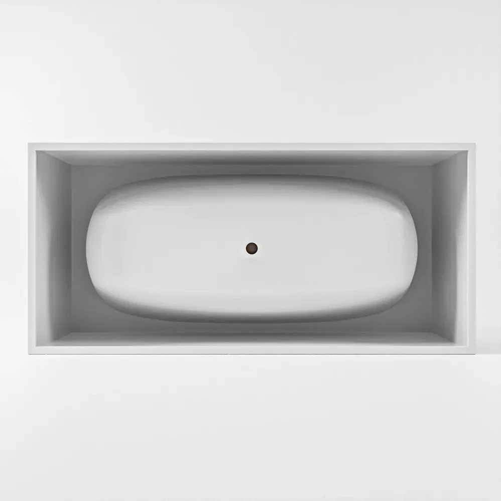 Mondiaz Freeze vrijstaand bad 180x85cm kleur smoke
