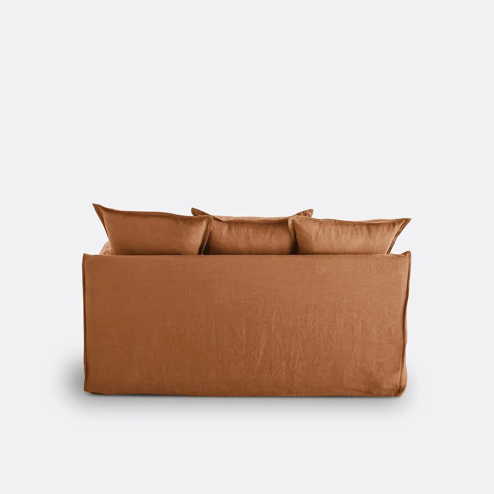 Bank 2-, 3-, 4- of 5-zits, in kreukellinnen, Odna