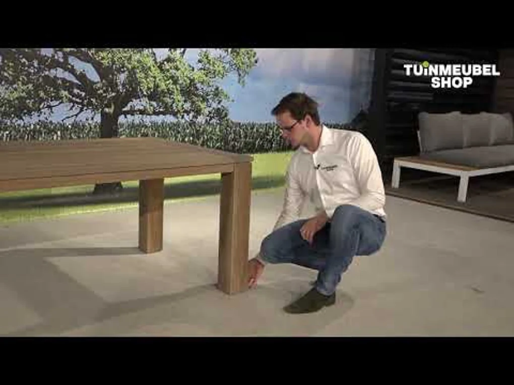 Tuinset 6 personen 240 cm Aluminium/rope Taupe Coco Sevilla/Brighton