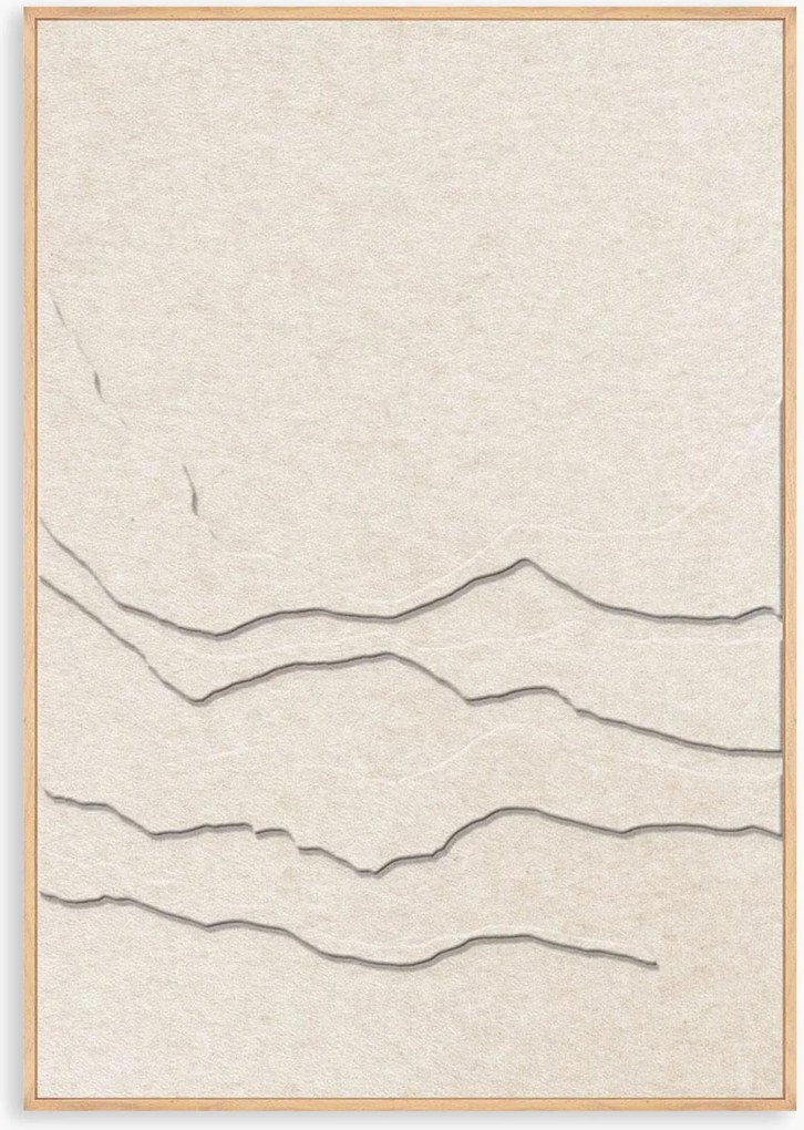 Ingelijste akoestische wandkunst Tonefield 1