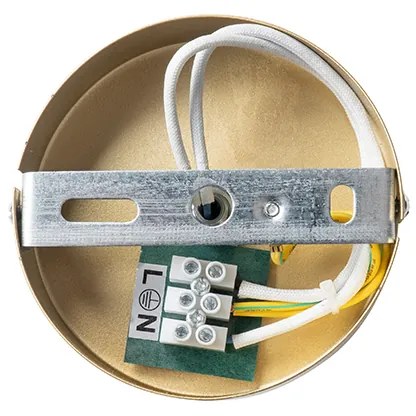 Oosterse plafondlamp goud roze kap met franjes - Franxa