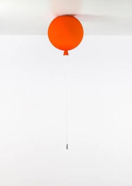 Brokis -   Plafondlamp  Memory Oranje geëtst / Zilver  Glas