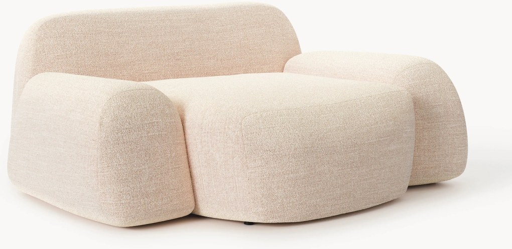 XL bouclé loungefauteuil Wolke