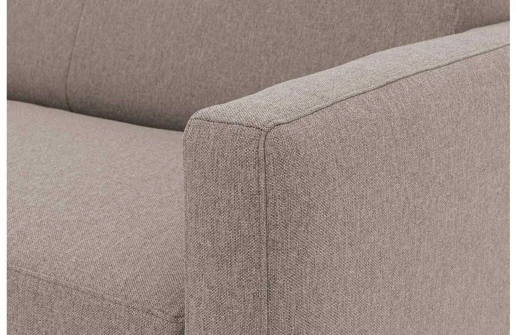 Goossens  Key West grijs, stof, 2,5-zits, modern design