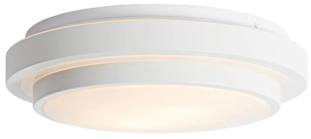 Buitenlamp Moderne plafondlamp wit 35 cm IP44 - Walden Modern E27 IP44 Buitenverlichting rond Lamp