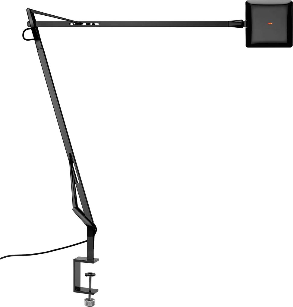 Flos Kelvin Edge bureaulamp met tafelklem LED zwart