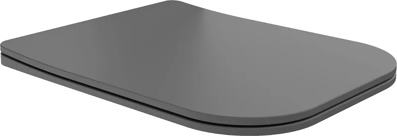 Mexen Teo toiletbril soft-close slim, duroplast, donkergrijs mat - 39840071