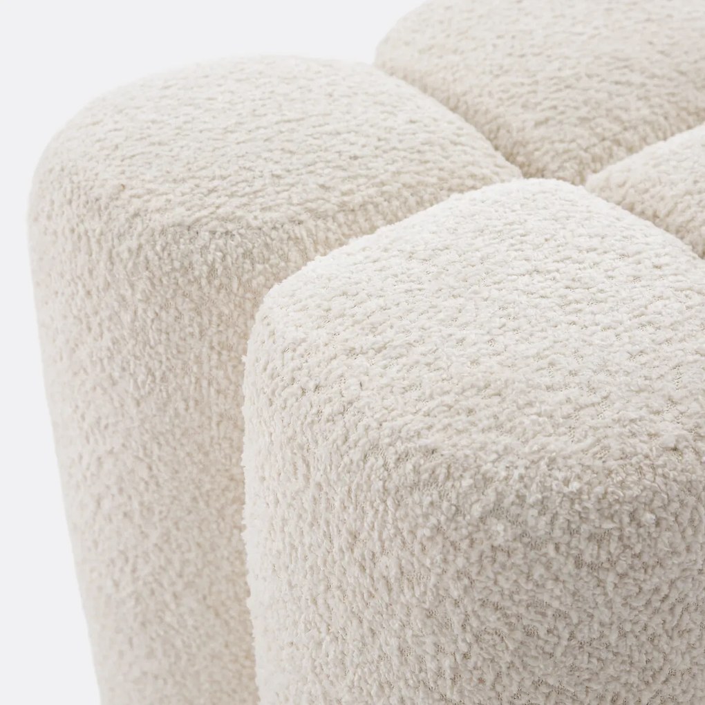Vintage polyester poef, Mariane