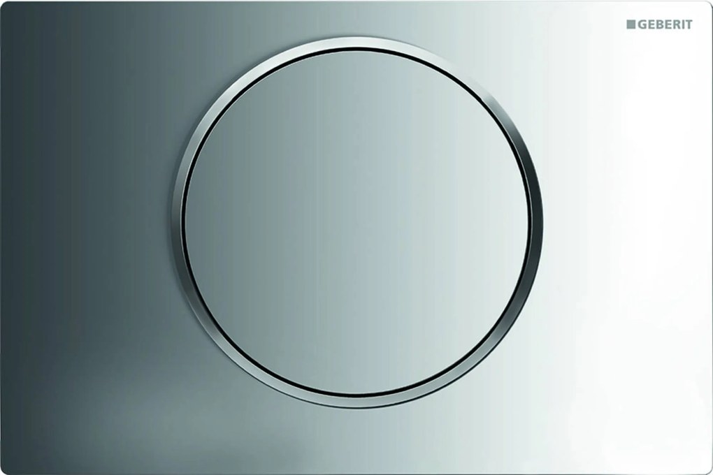 Geberit Sigma 10 bedieningspaneel chroom/mat chroom voor Sigma reservoirs 8cm (UP720) en 12cm (UP320)