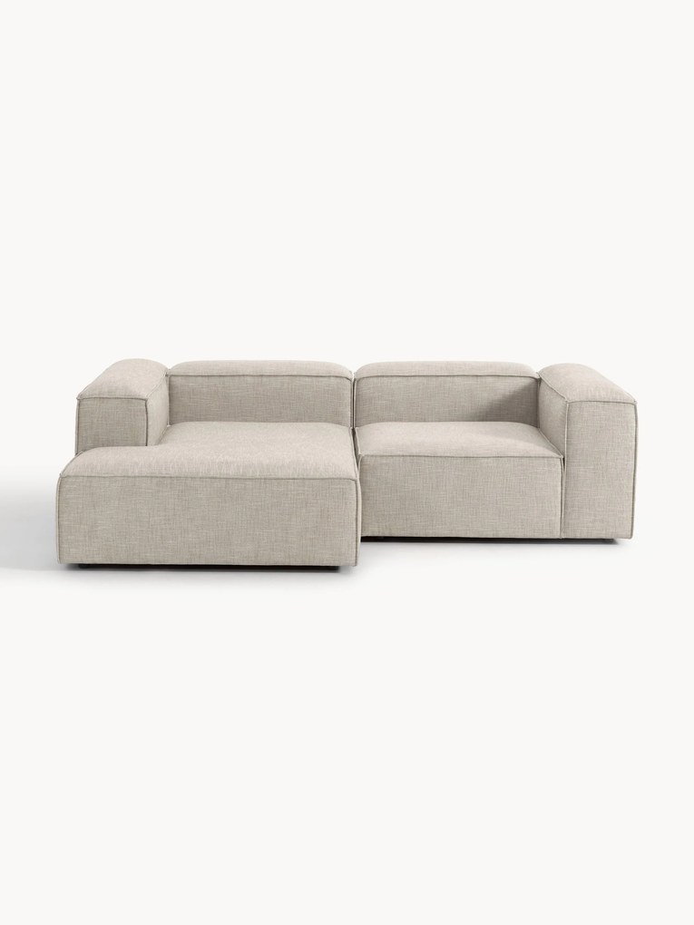 Modulaire hoekbank Lennon (3-zits) van linnenmix