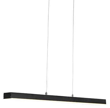 Eettafel / Eetkamer Hanglamp zwart vier staps dimbaar incl. LED met touch dimmer - Oganda Modern Binnenverlichting Lamp