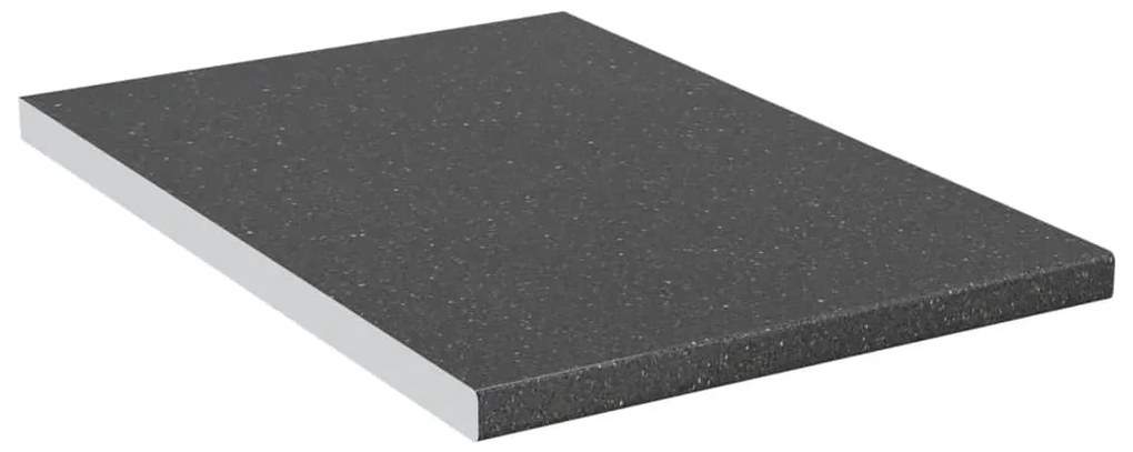 vidaXL Aanrechtblad 40x60x2,8 cm spaanplaat zwart met graniettextuur