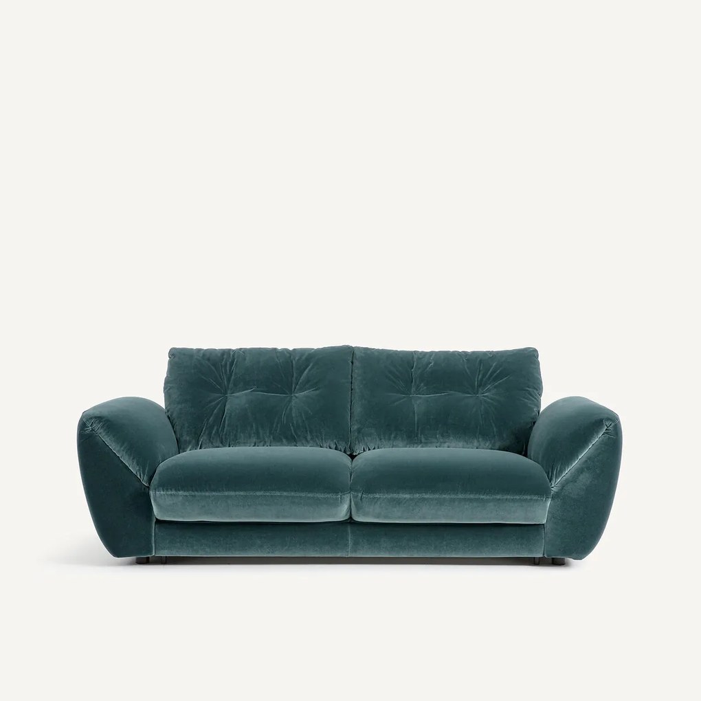 Omvormbare 3-zitsbank van fluweel Edgar