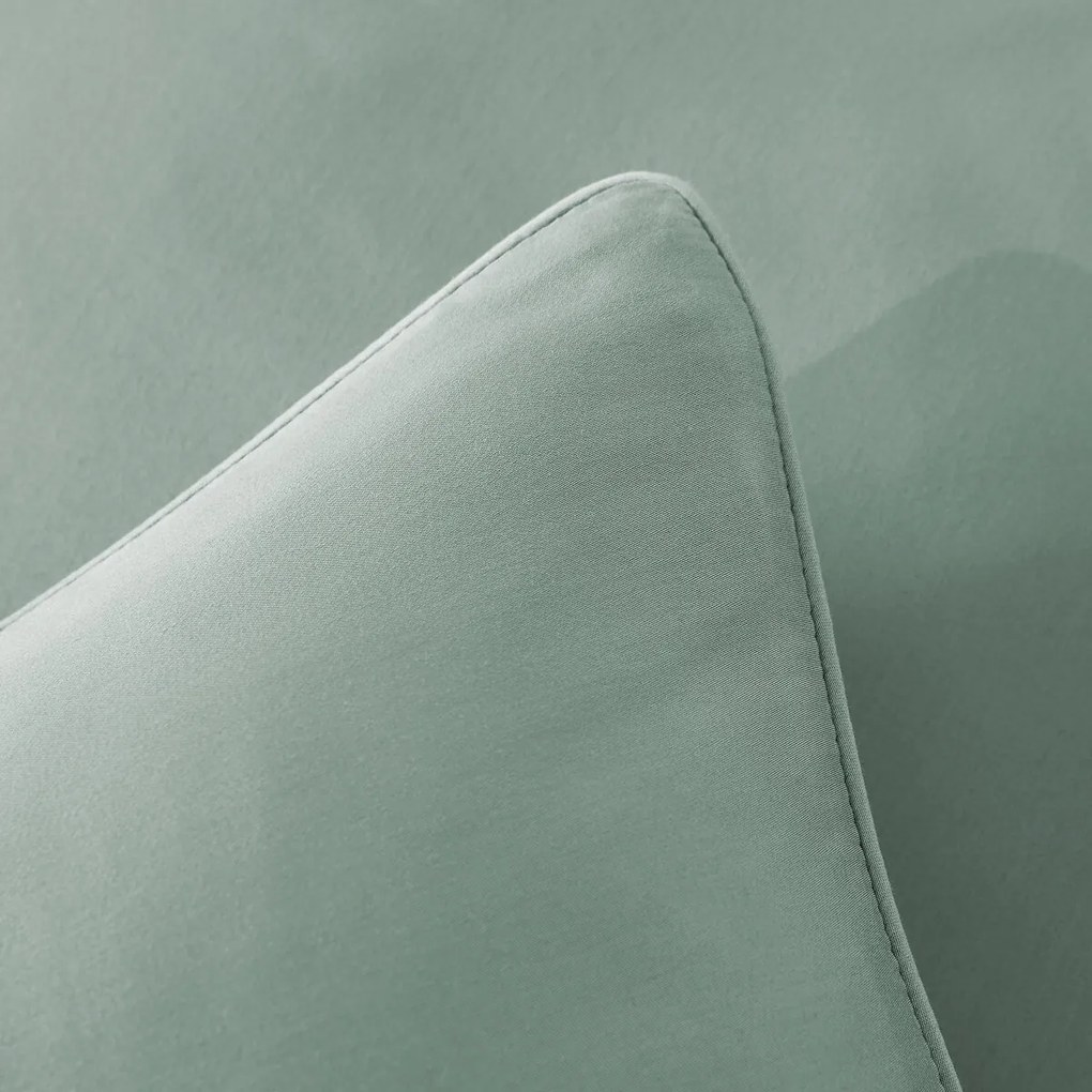 Kussensloop in katoensatijn, 153 draden, Opale