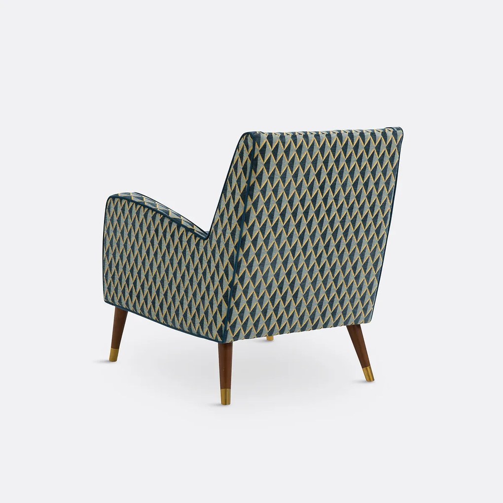 Fauteuil in fluweel, (Y)