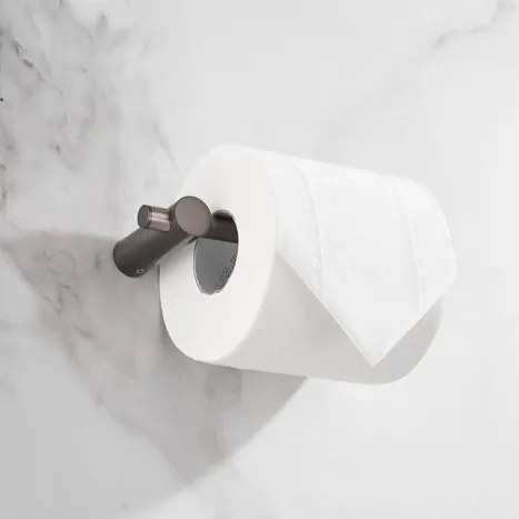 Saniclear Academy toilet rolhouder verouderd ijzer - gunmetal