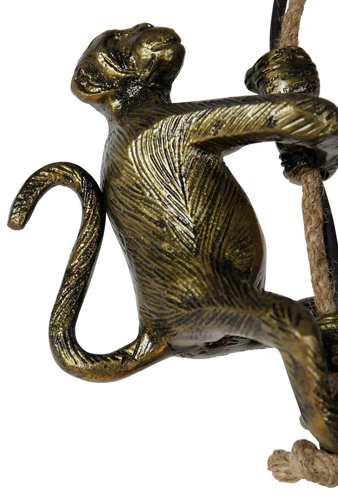 Klassieke hanglamp goud met touw - Animal Monkey Klassiek / Antiek E27 Binnenverlichting Lamp