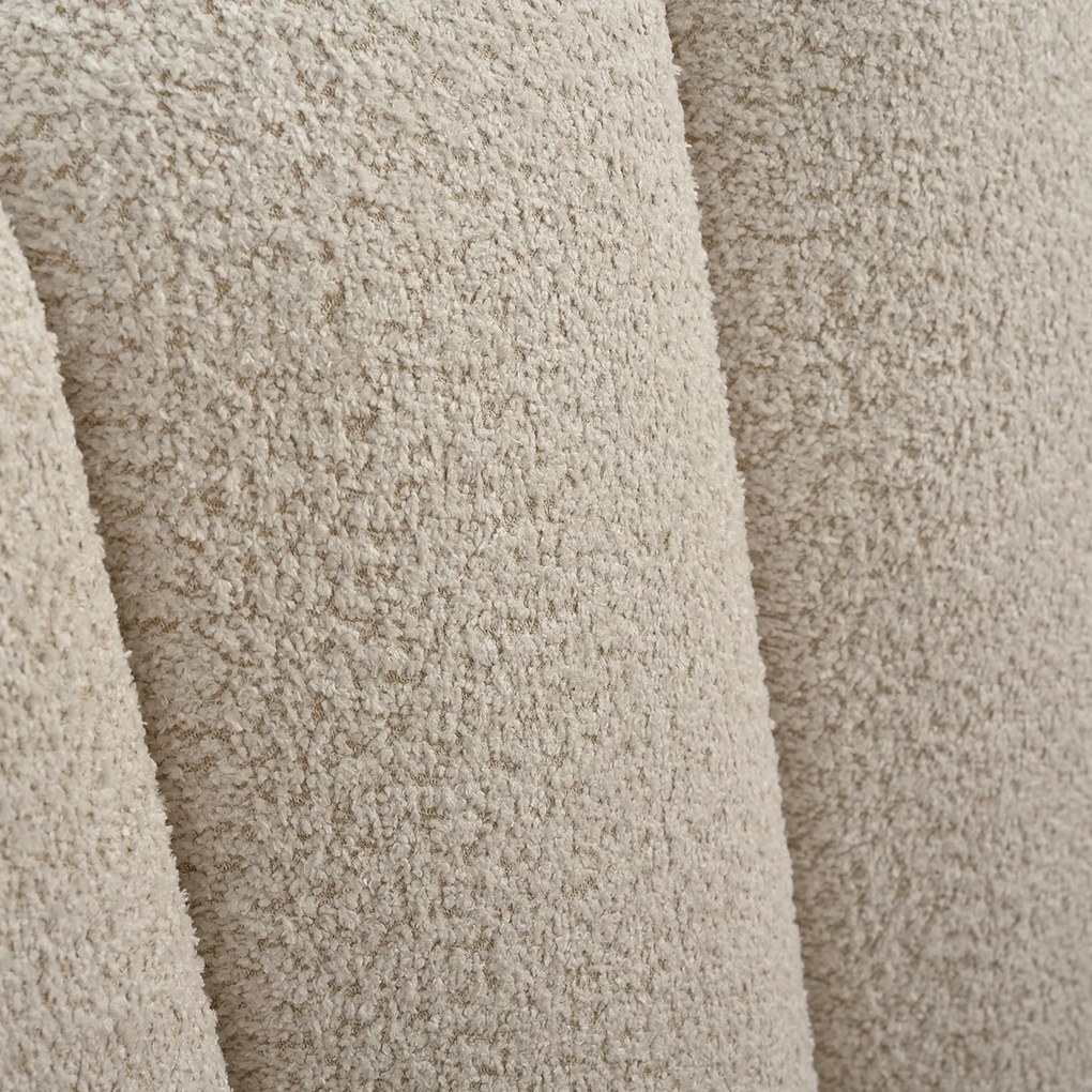 Gestoffeerd Bedframe Boucle Beige 160 X 200 Cm