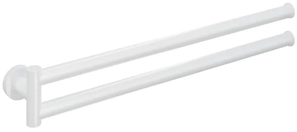 Hotbath &MORE Handdoekhouder Draaibaar WH Mat wit BAA15WH