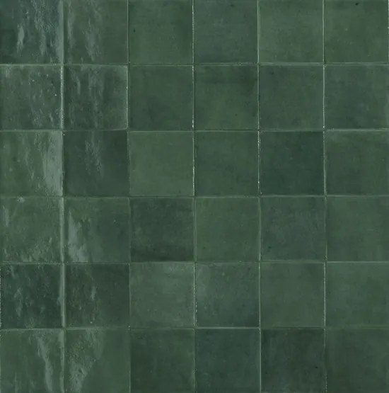 Valence Alivio wandtegel 10x10cm teal glans