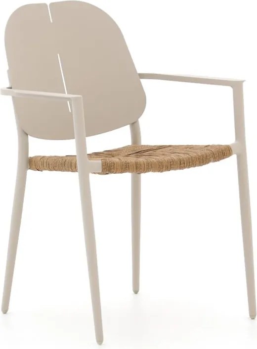 Dining tuinstoel | Manifesto  Talvullia | Wicker (vlechtwerk) | Taupe | Stapelbaar | Kees Smit Tuinmeubelen