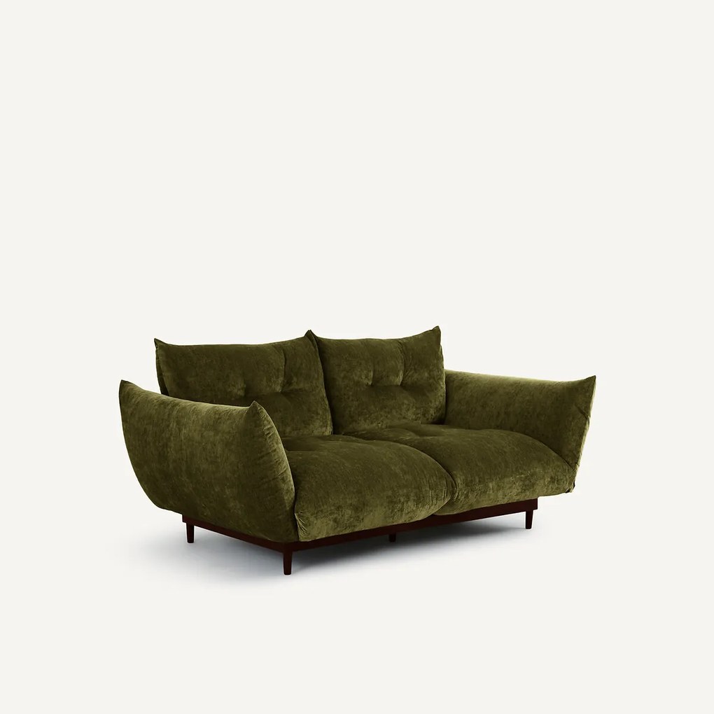 3-zits compacte bank in fluweelmix, VITORIA