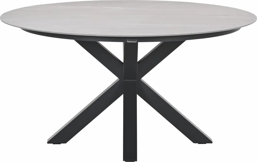 Garden Impressions Tarera tuinset 6-delig - Duuk tuintafel Ø150 cm