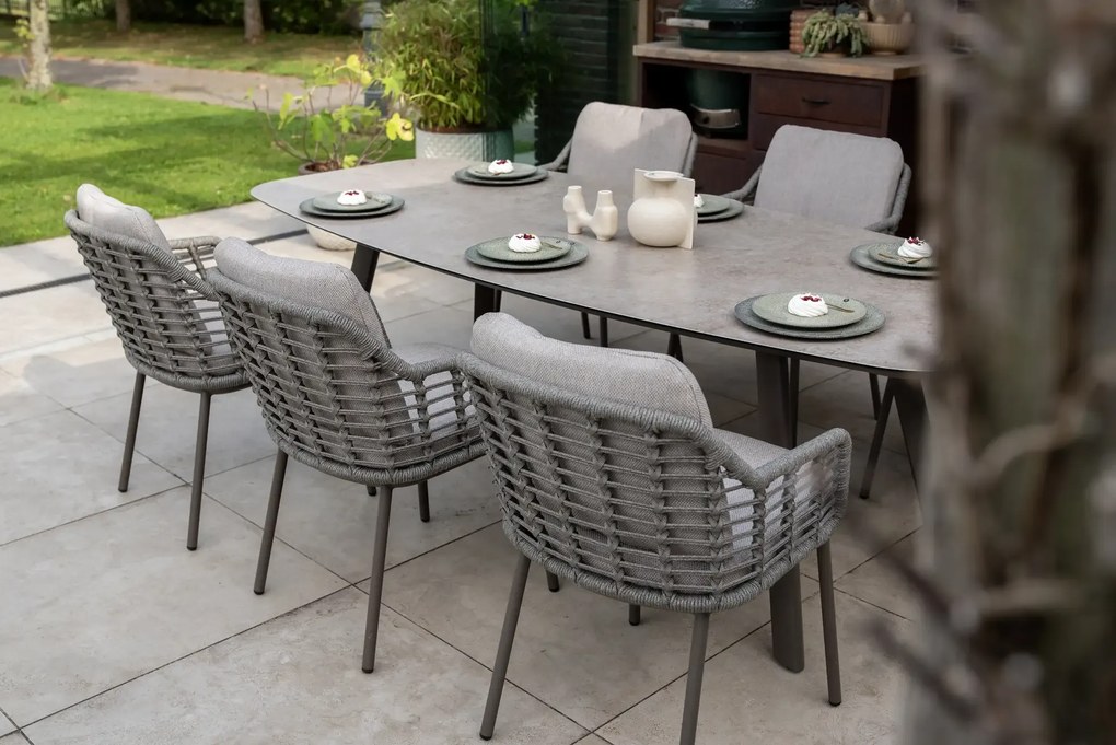 Taste by 4 Seasons Puglia tuinstoel terre SALE Tuinstoel bruin weerbestendig