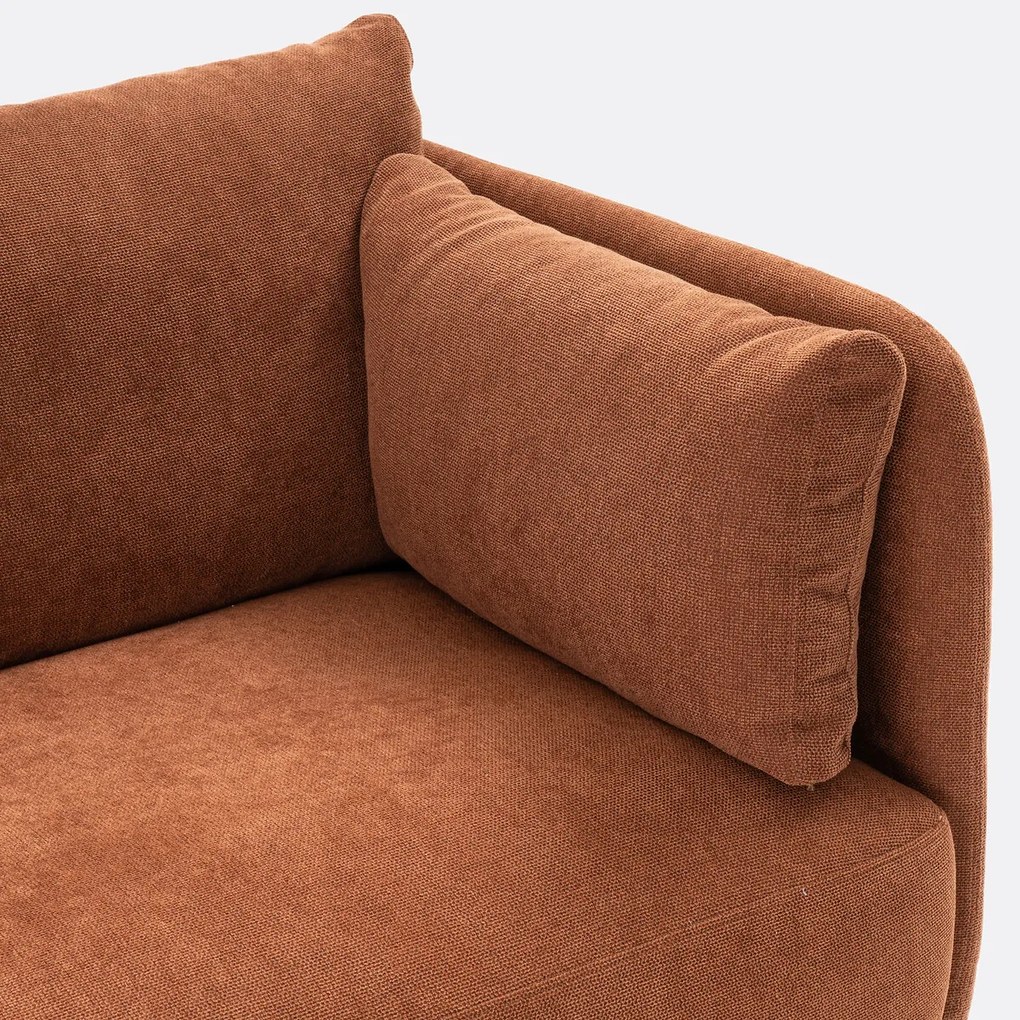 3- of 4-zits rechte bank in structuurstof, Victor