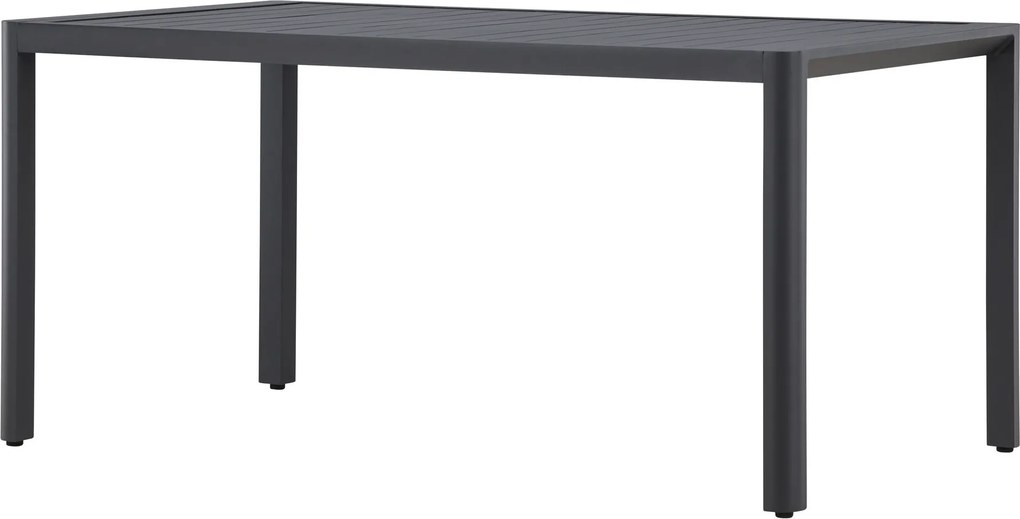 The Outsider Tuintafel Cas Zwart – rechthoekige Aluminium tuintafel 150 x 85 cm