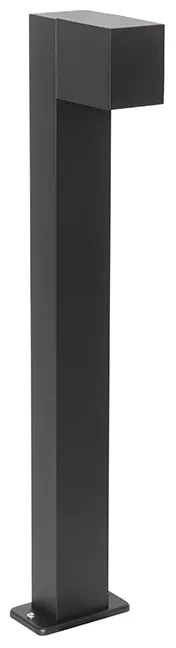 Industriële staande buitenlamp zwart 65 cm IP44 - Baleno