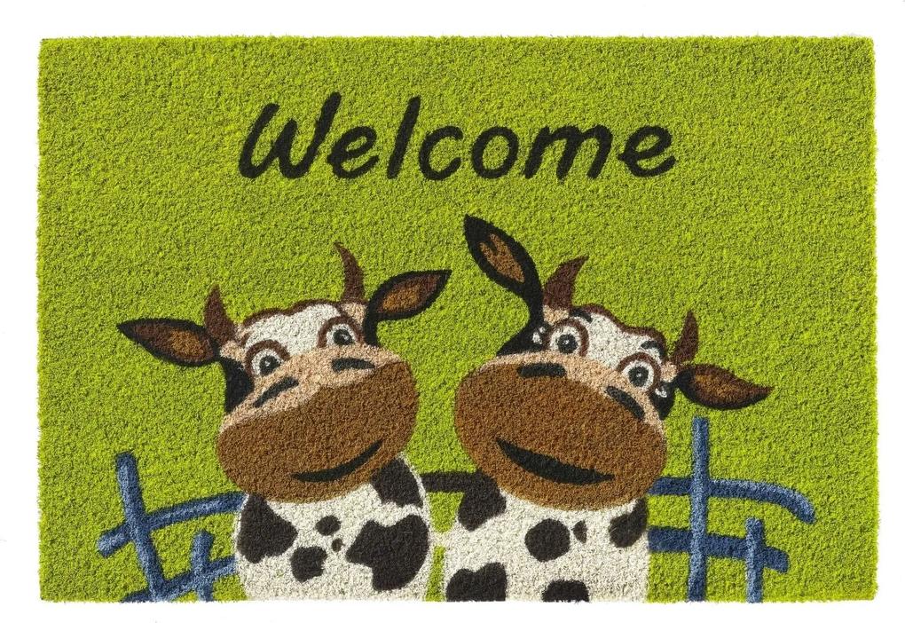 deurmat ruco prt. 2 cows welcome 40x60cm