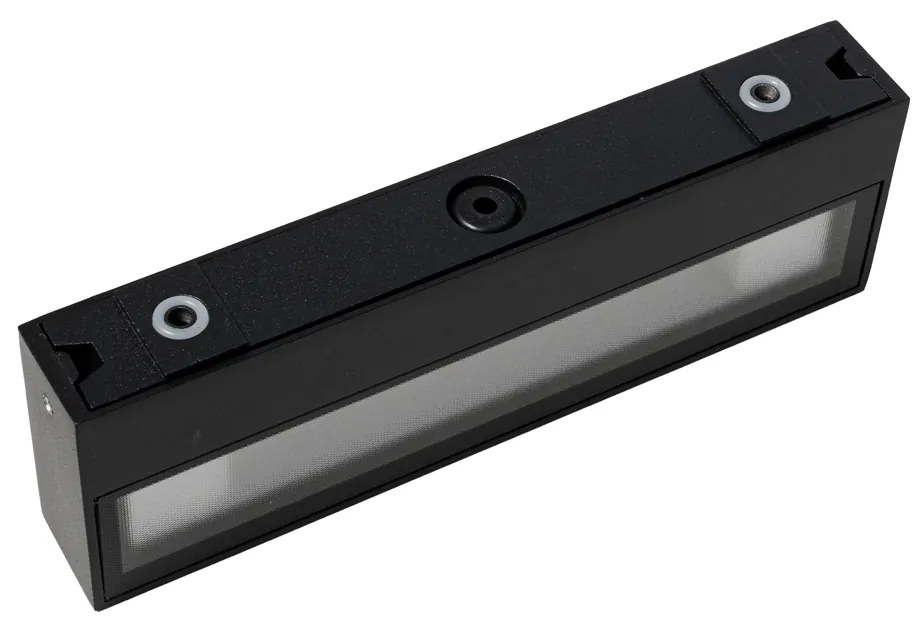 Moderne wandlamp zwart 22cm incl. LED IP65 - Hannah