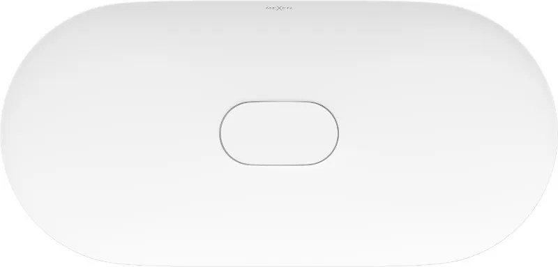 Mexen Sofia opbouw wasbak van gegoten marmer 70 x 35 cm, wit - 23067001