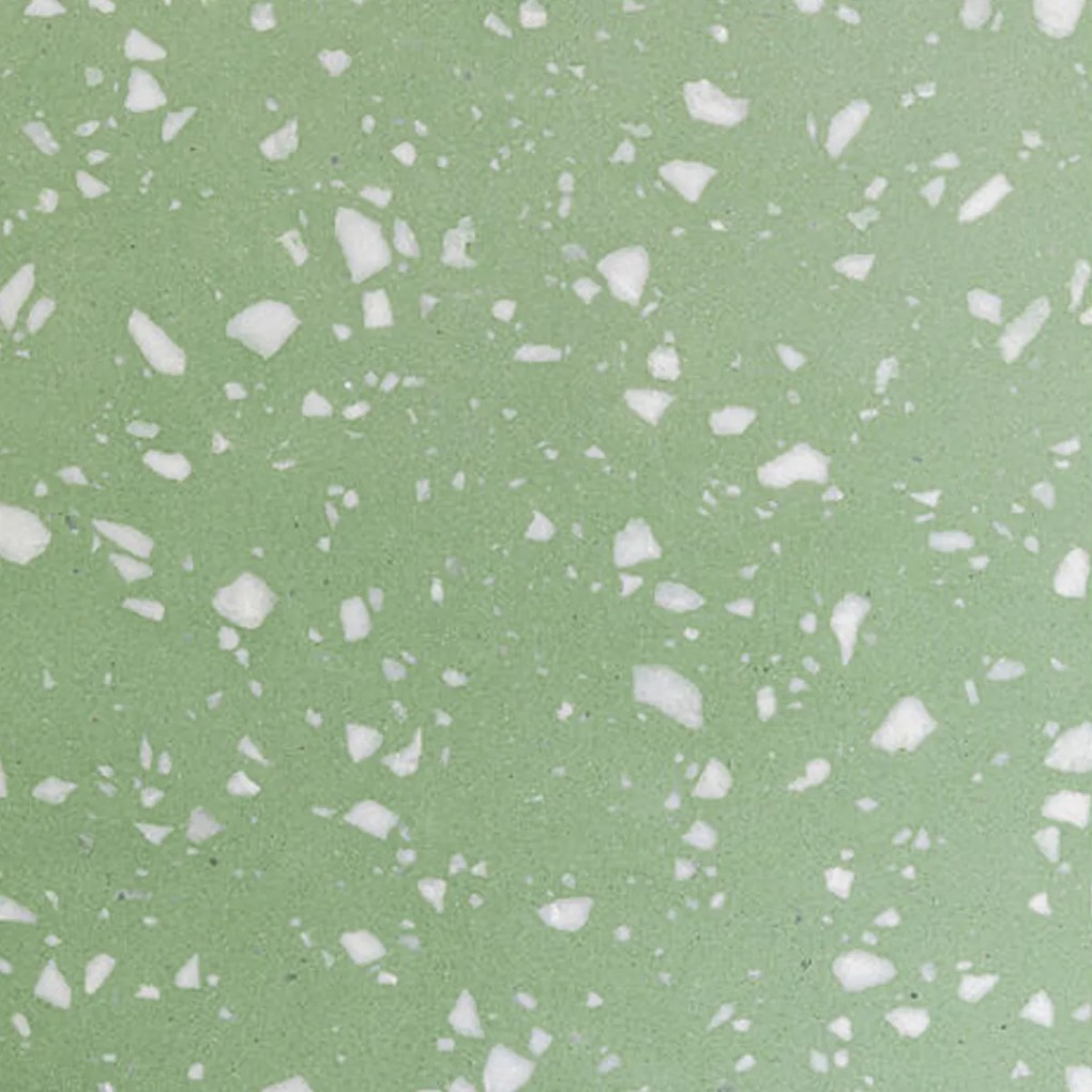 Retro Bijzettafel Mint Terrazzo - 40 X 40cm.