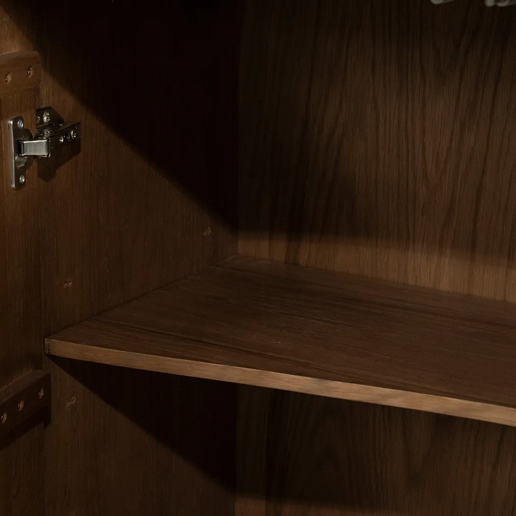 Eleonora Josh Eiken Dressoir Golvend Design Bruin - 180x50x80cm.