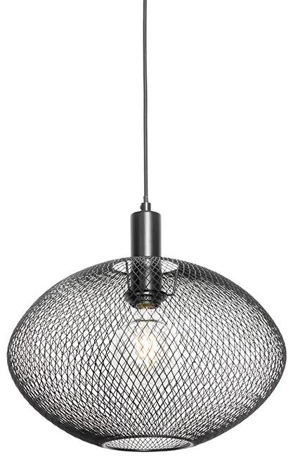 Eettafel / Eetkamer Industriële hanglamp zwart - Molly Industriele / Industrie / Industrial E27 Binnenverlichting Lamp