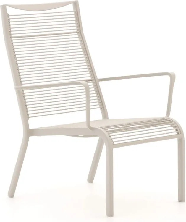 + 15% kassakorting | Lounge tuinstoel | Apple Bee Hawaii | Rope (touw) | Taupe | Stapelbaar | Kees Smit Tuinmeubelen
