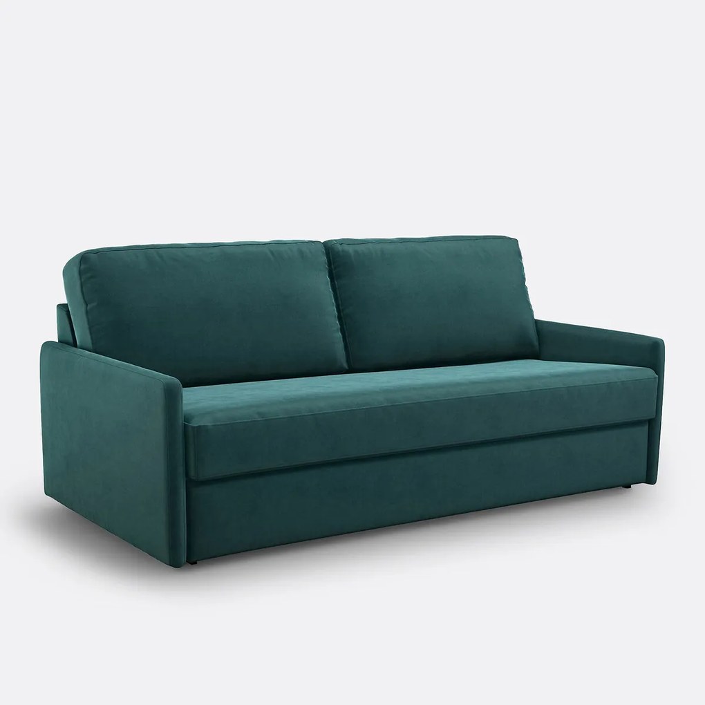 Slaapbank van fluweel, 2-, 3- of 4-zits, Bultex® comfort, MARTA