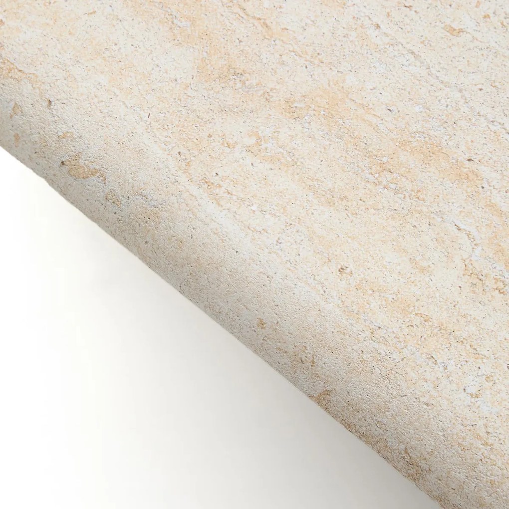 Kave Home Drasi Design Salontafel Beige Cement Travertin - 140 X 70cm.