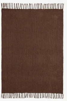 Plaid De Chenille Maidina Intens Mokkabruin & 140 X 200 Cm - Sklum