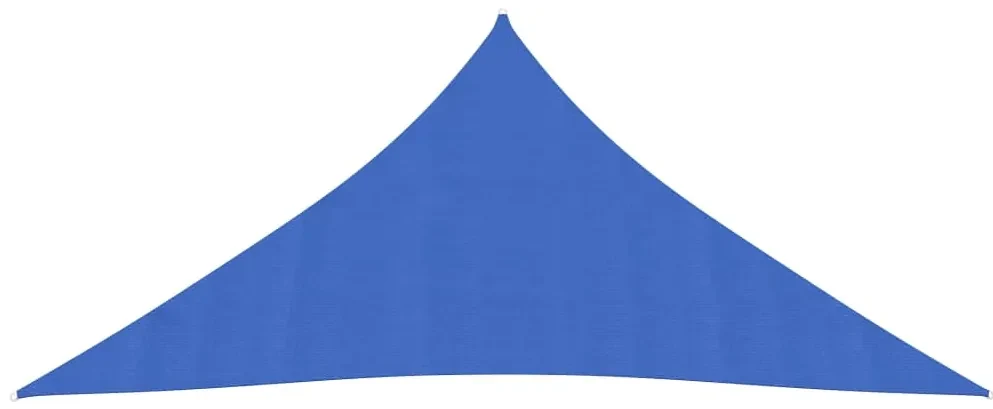 vidaXL Zonnezeil 160 g/m² 4x4x4 m HDPE blauw